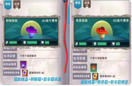 《创造与魔法》奇异菇菇饲料配方保底(图2)