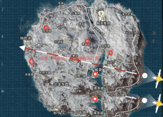 《绝地求生：刺激战场》雪地圣诞树位置一览 圣诞树刷新点介绍(图6)