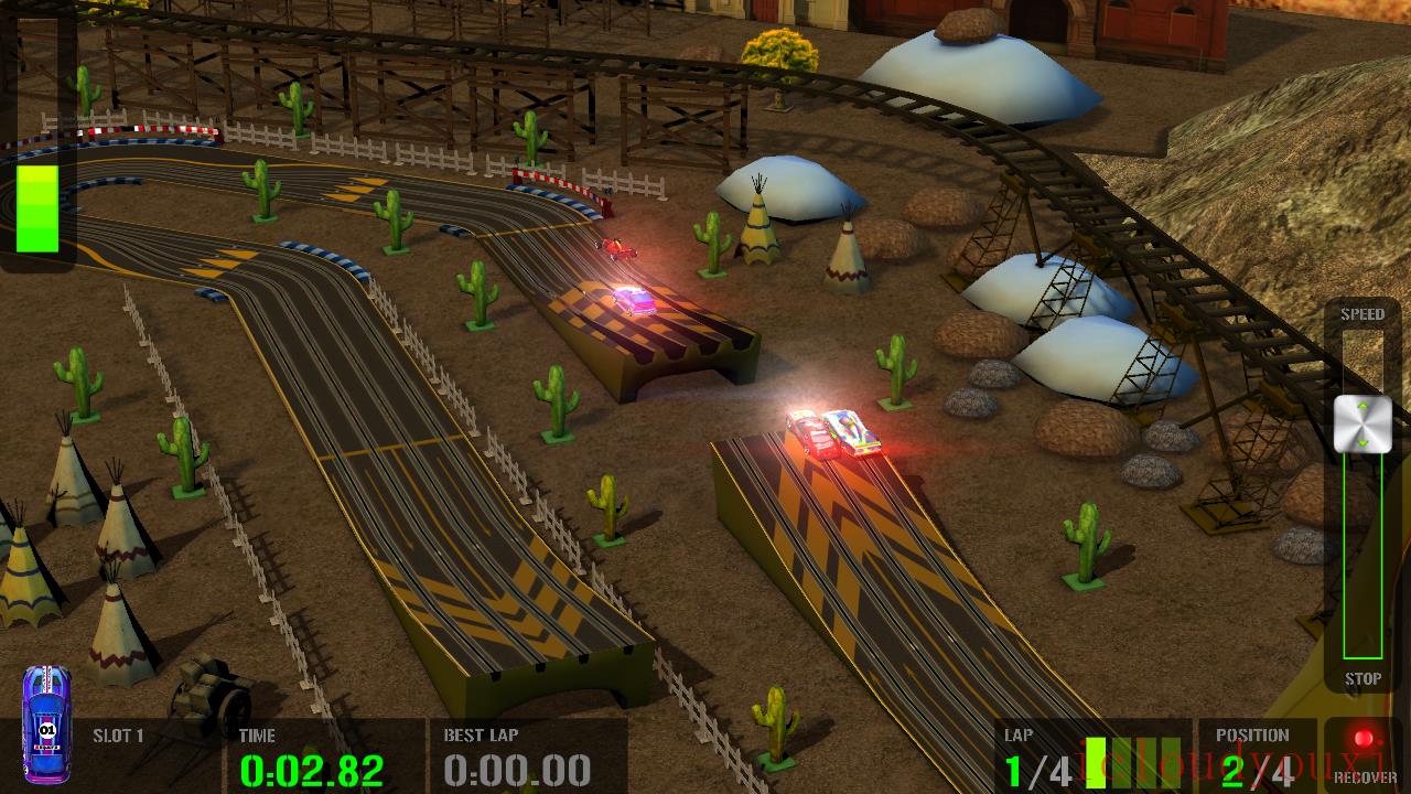 高科技赛车：轨道赛车模拟云游戏截图2