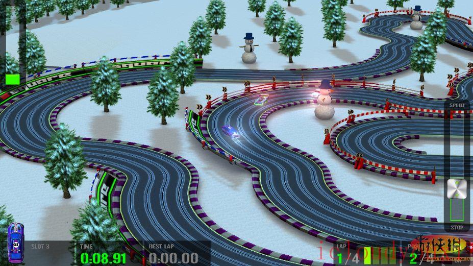 高科技赛车：轨道赛车模拟云游戏截图4