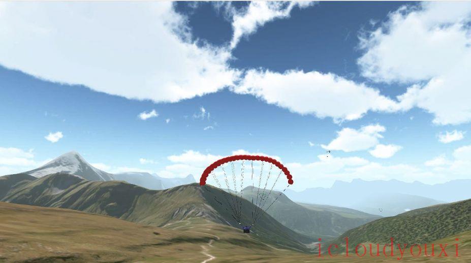 3D滑翔降落伞云游戏截图4