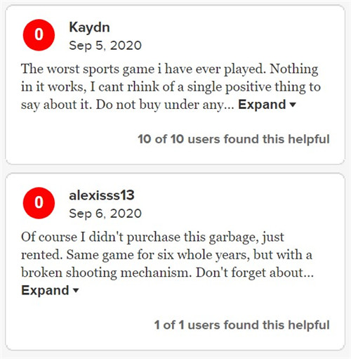 《NBA 2K21》Wccftech 6.5分 M站用户评分最低1分(图1)