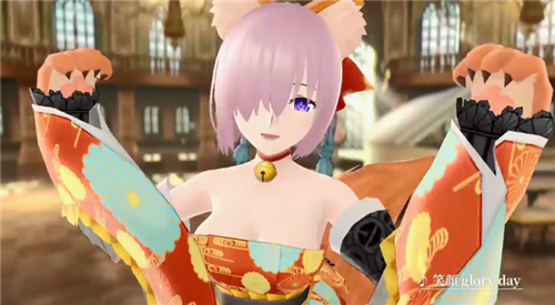 《FGO》音游舞蹈新演示：玉藻风后辈玛修登场！(图1)