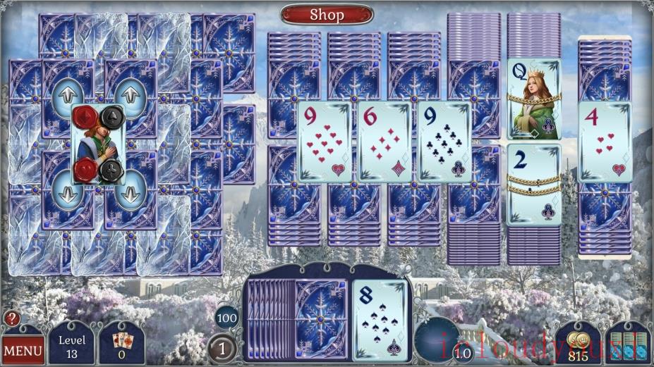 宝石匹配纸牌：冬景2云游戏截图3