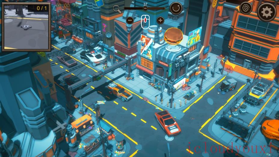 隐藏科幻城市俯视3D云游戏截图4