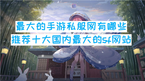 最大的手游私服网有哪些 推荐十大国内最大的sf网站(图1)