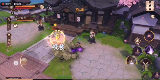 《侍魂：胧月传说》贺隐奇袭连招 绕背岩凸风魔手里剑(图3)