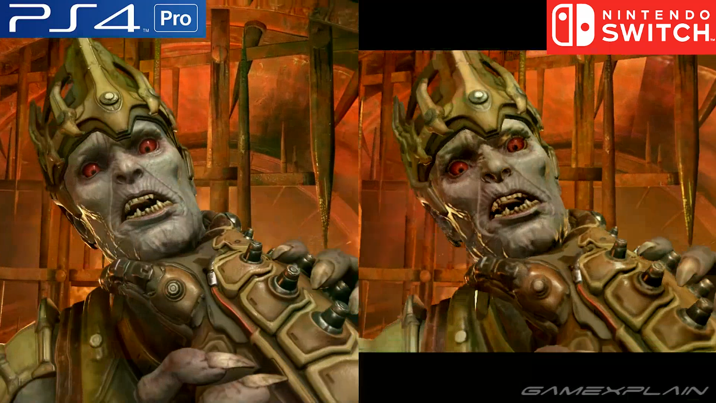 毁灭战士：永恒PS4版和NS版画质对比 到底是主机还是掌机性能好(图1)