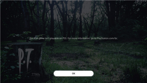 PS5将不再兼容《P.T.》试玩版 现已从PS商城下架(图1)