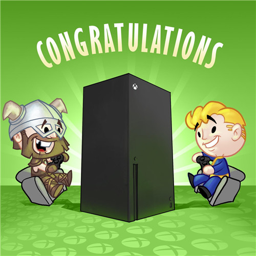 B社发图用经典形象庆祝Xbox Series X主机发售(图1)