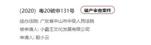 未来再无小霸王 小霸王公司申请破产重整(图1)