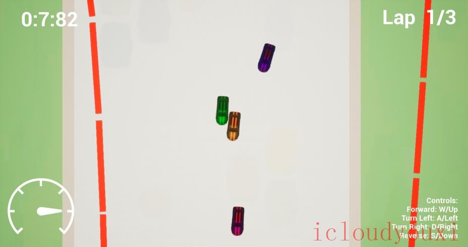 垃圾顶视角赛车云游戏截图3