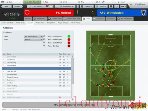 FIFA足球经理09中文云游戏截图3