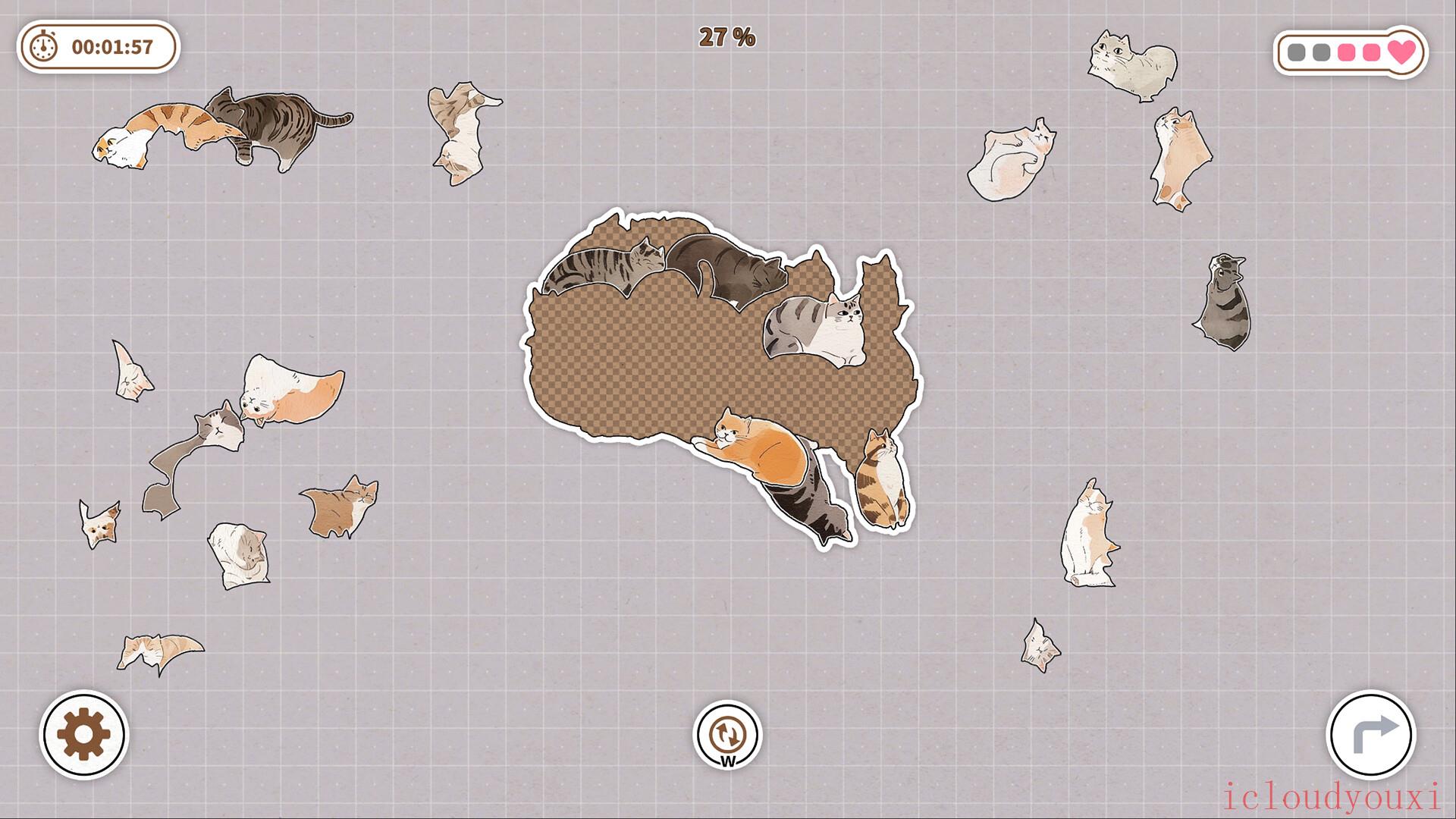 挤在一起的猫猫们云游戏截图2