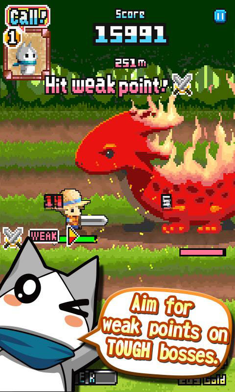 LINE RUNRUN HERO云游戏截图3