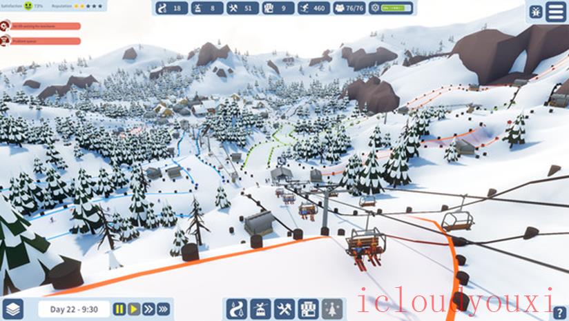 雪场大亨：滑雪场建设者云游戏截图3