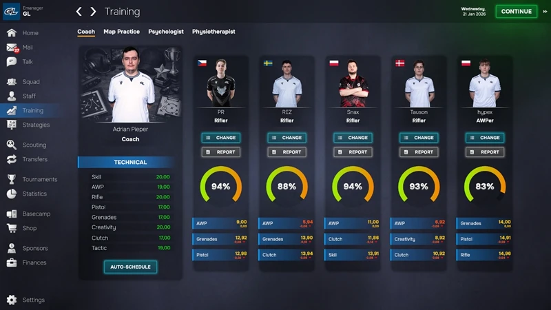 CSGO电竞经理模拟器游戏截图3