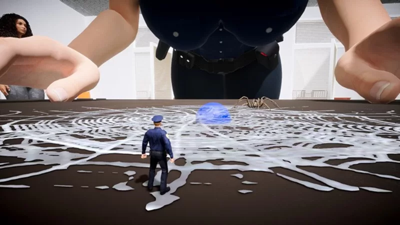 缩小的警察